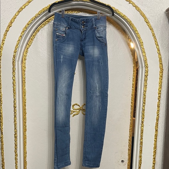 Diesel Y2K Mid-Rise Stretch Denim Jeans | Slim Fit | Made in Italy Size 8 - Picture 1 of 6